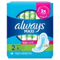 Always MAXI SIZE 2 MAX PROTECTION 18 PADS