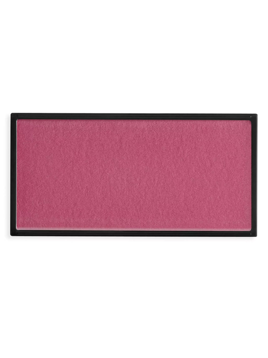 Blush compact pan with mauve-berry pink matte powder in rectangular case.