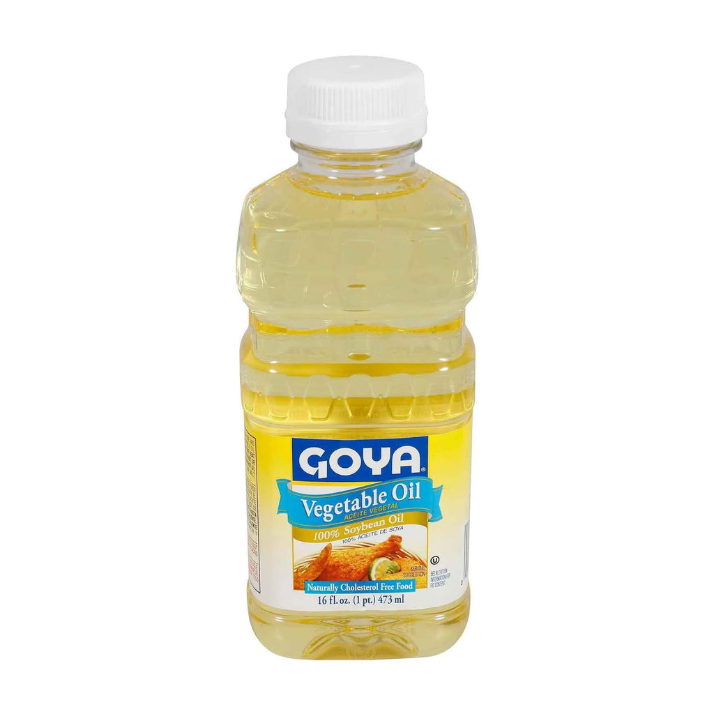 Aceite Vegetal de Soya para Cocinar| Freír y Hornear | GOYA de 16 fl oz