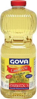 Aceite de Canola 100% Puro para Cocinar| Freír y Hornear| GOYA  de 16 fl oz