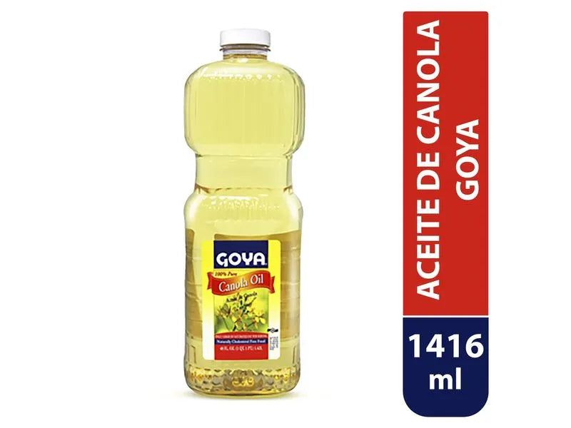 Aceite de Canola 100% Puro para Cocinar| Freír y Hornear| GOYA  de 16 fl oz
