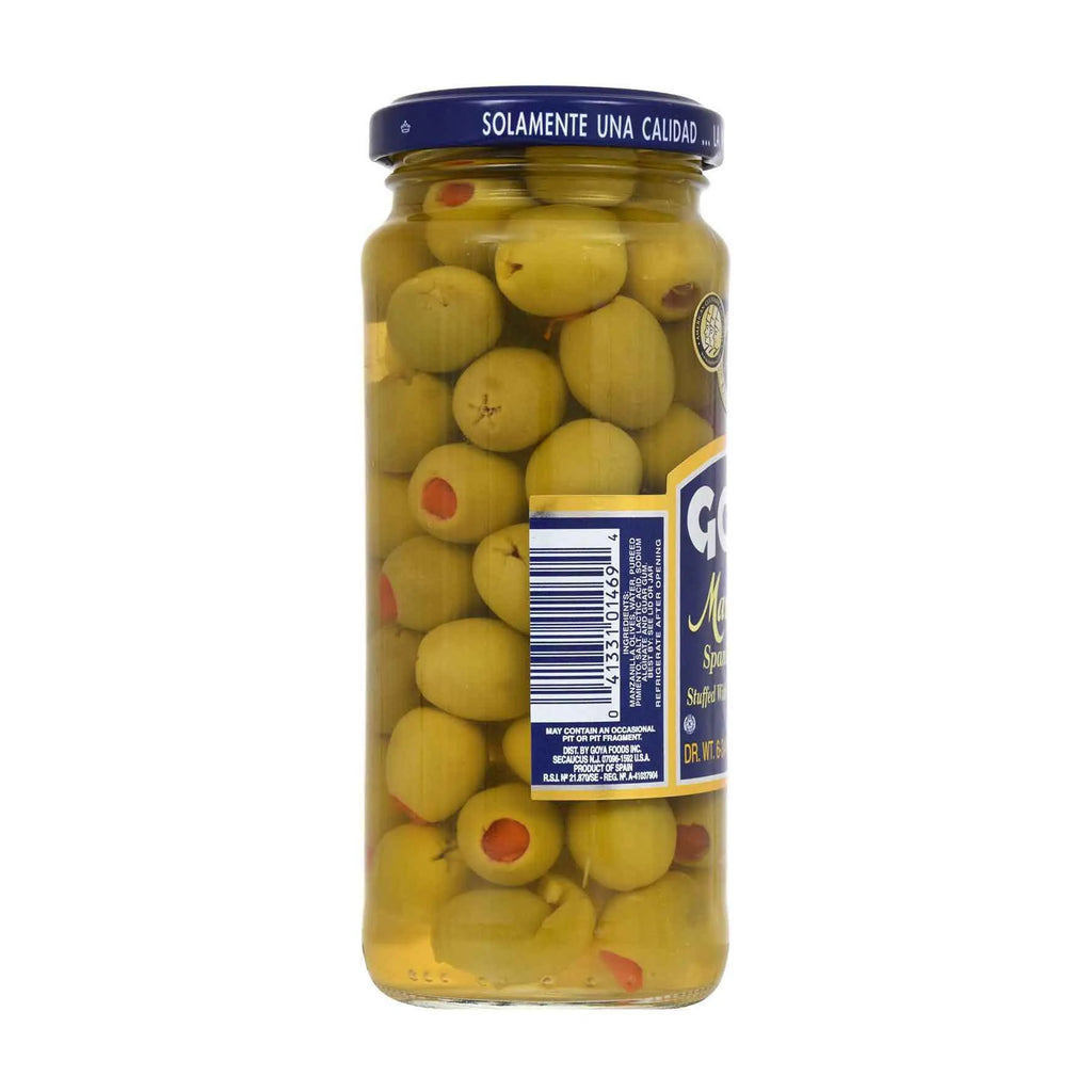 Aceitunas Manzanilla Rellenas con Pimiento | GOYA de 6.75 oz