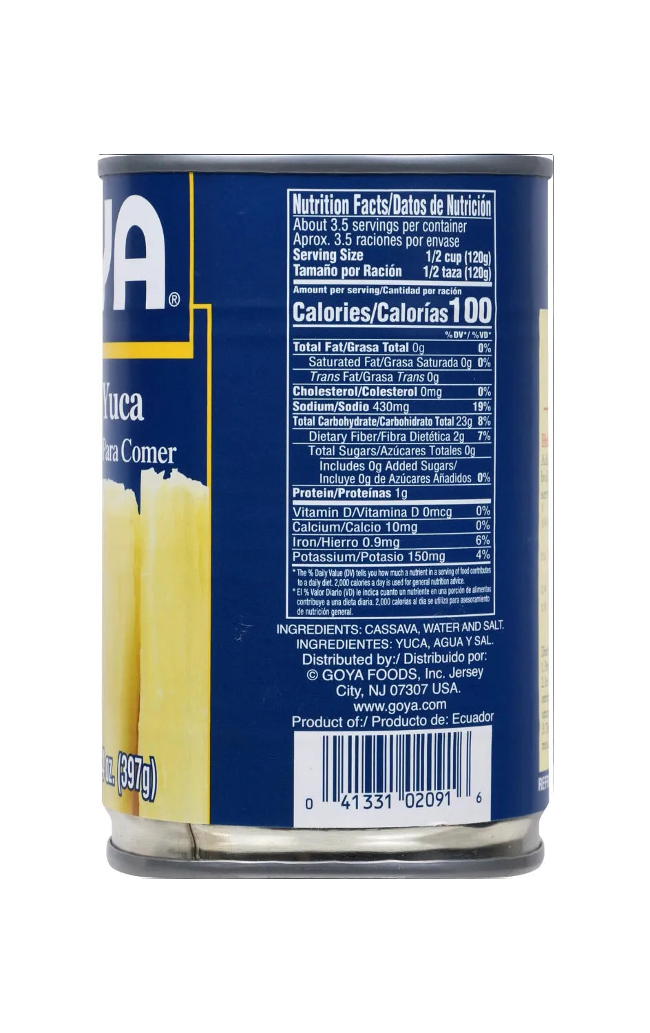 Yuca en Conserva GOYA Lista para Preparar | 14 oz