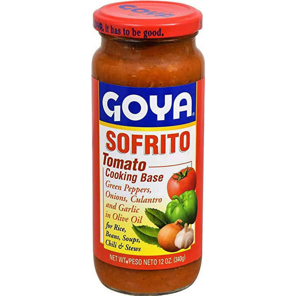 Sofrito Base de Tomate GOYA con Cebolla| Pimiento| Cilantro y Ajo  12 oz