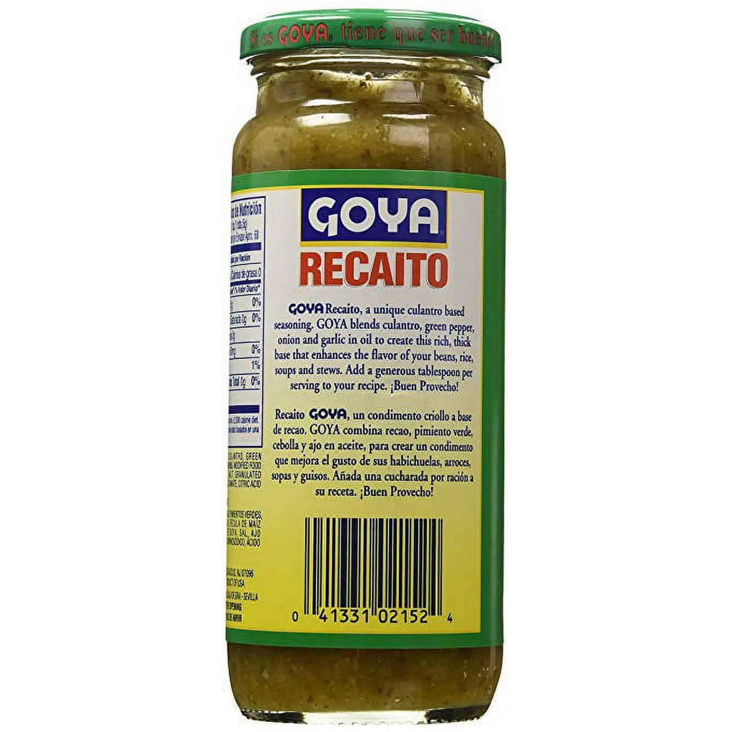 Recaito Base GOYA de Culantro con Cebolla y Ajo| 12 oz