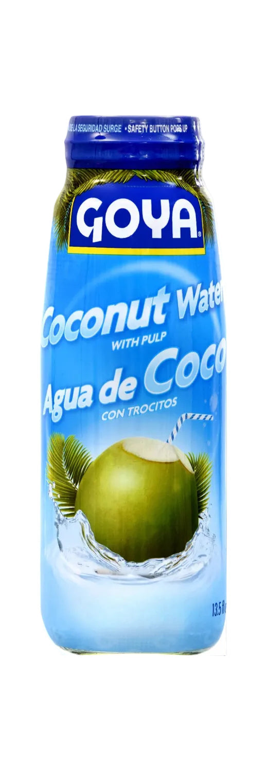 Agua de Coco GOYA con Trocitos de Pulpa| 13.5 fl oz