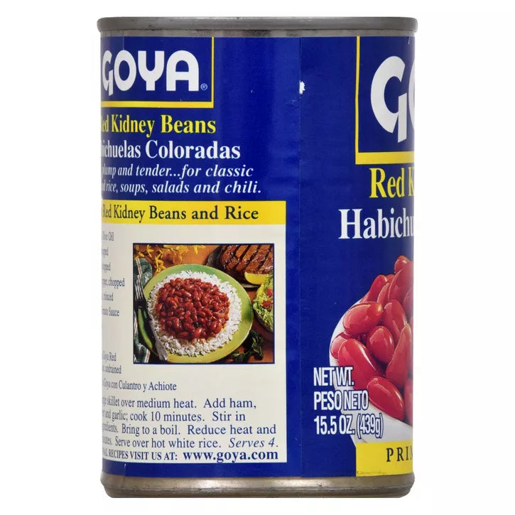 Habichuelas Coloradas | GOYA Red Kidney Beans| 15.5 oz