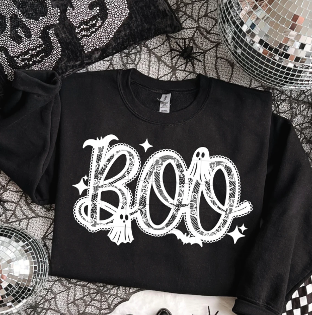 Lace Boo Graphic Tee
