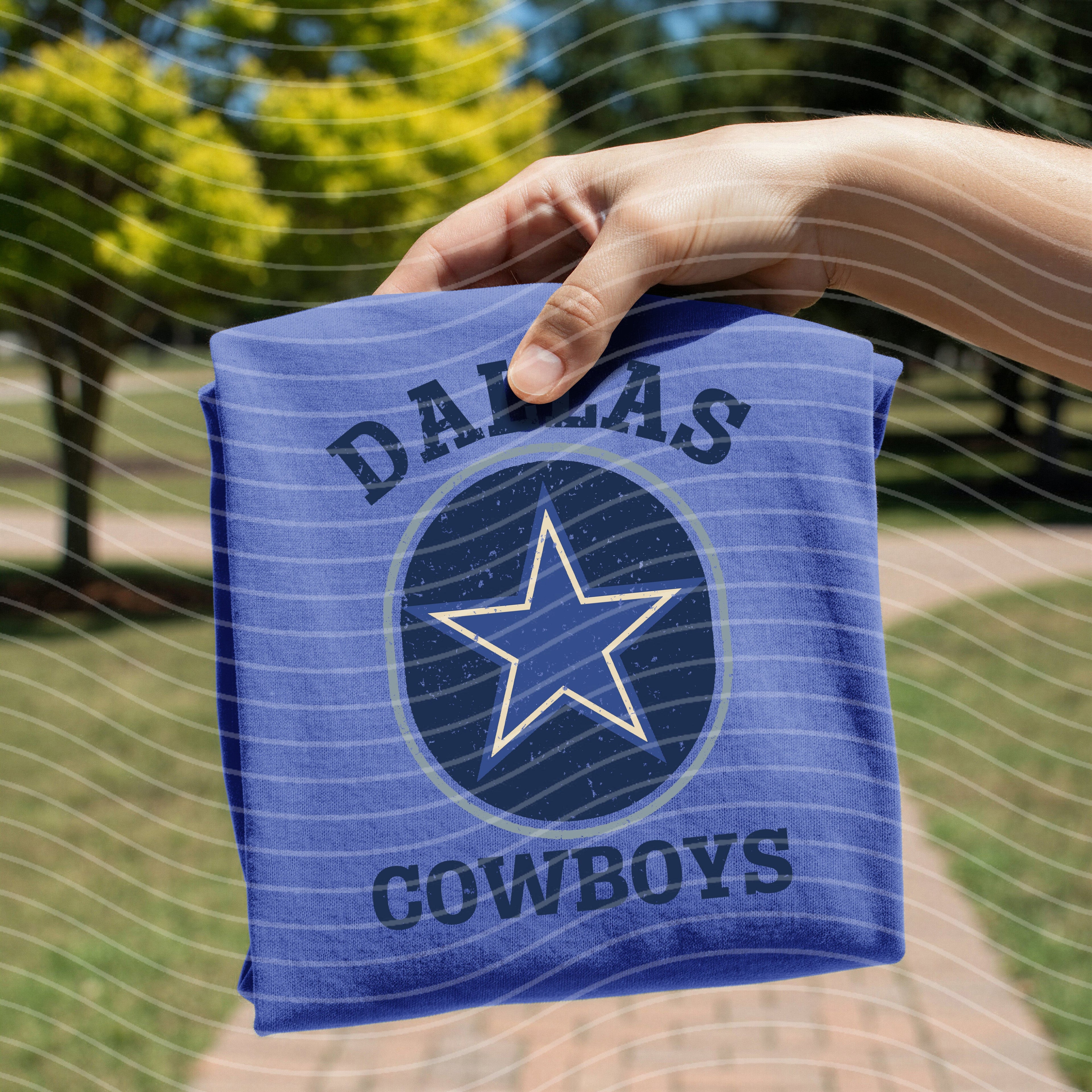 Cowboys Retro Stamp Graphic Tee