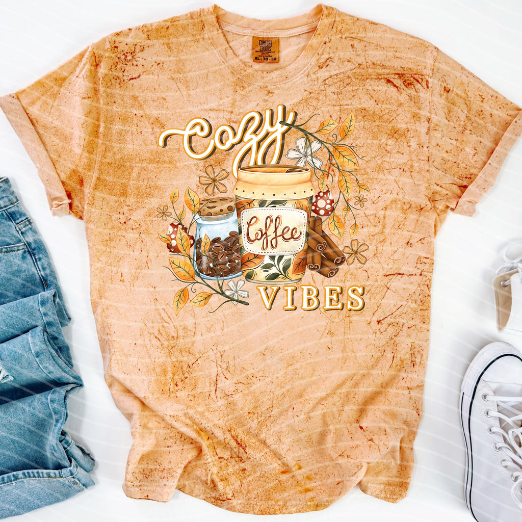 Cozy Coffee Vibes Graphic Tee