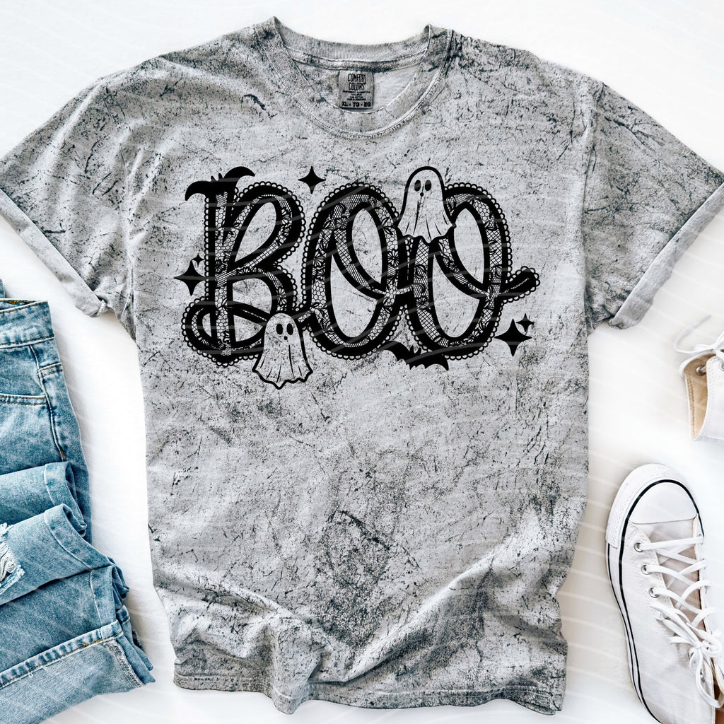 Lace Boo Graphic Tee