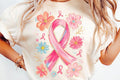 Floral Ribbon Graphic Tee