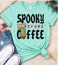 Spooky Before Coffee Graphic Tee