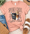 Spooky Ghoul Coffee Club Graphic Tee