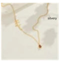 Stainless Steel English Letter Pendant Electroplated