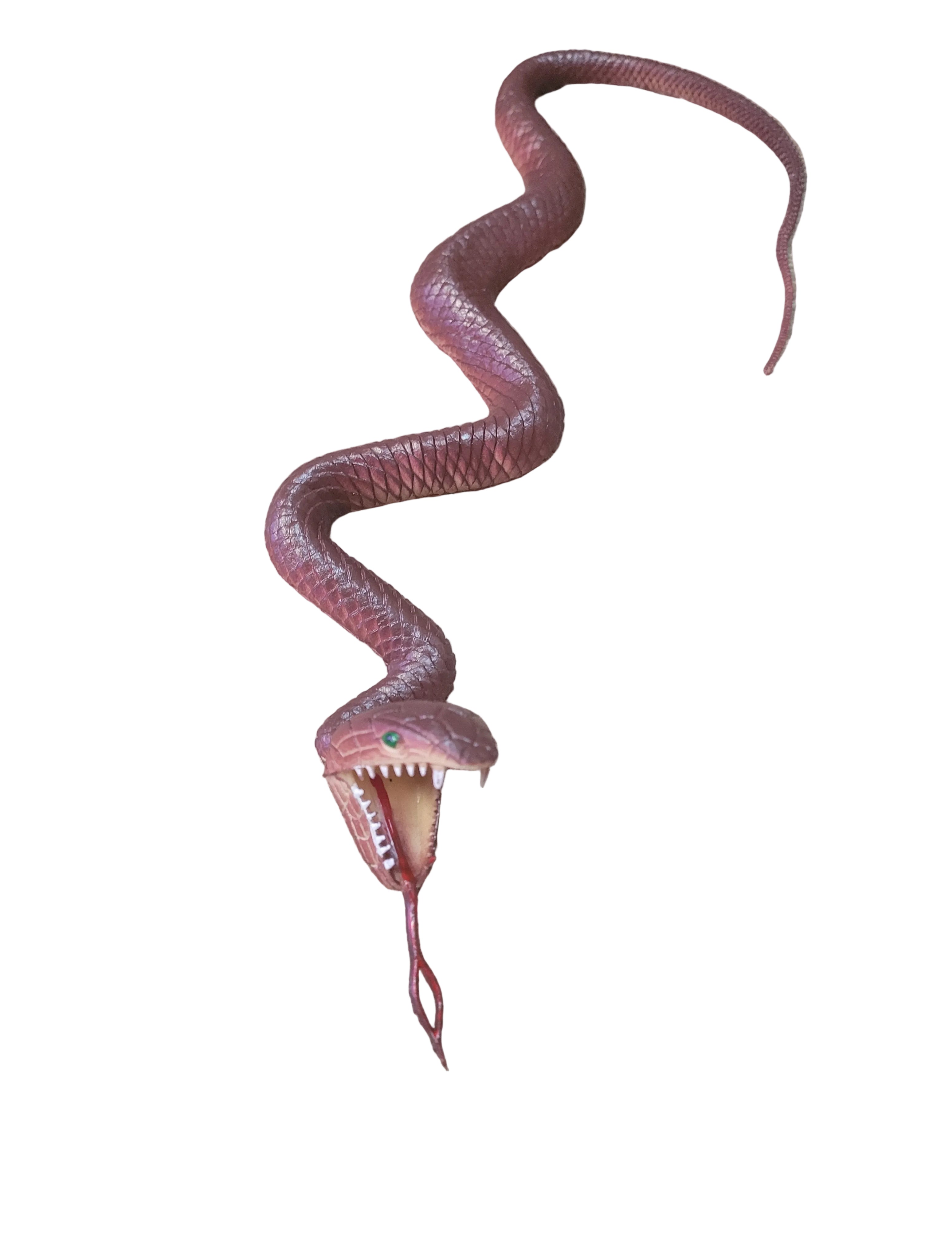 36" Brown Rubber Snake