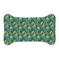 Emerald Canopy Pattern of Tropical Leaves - Pet Feeding Mat Pet Ze