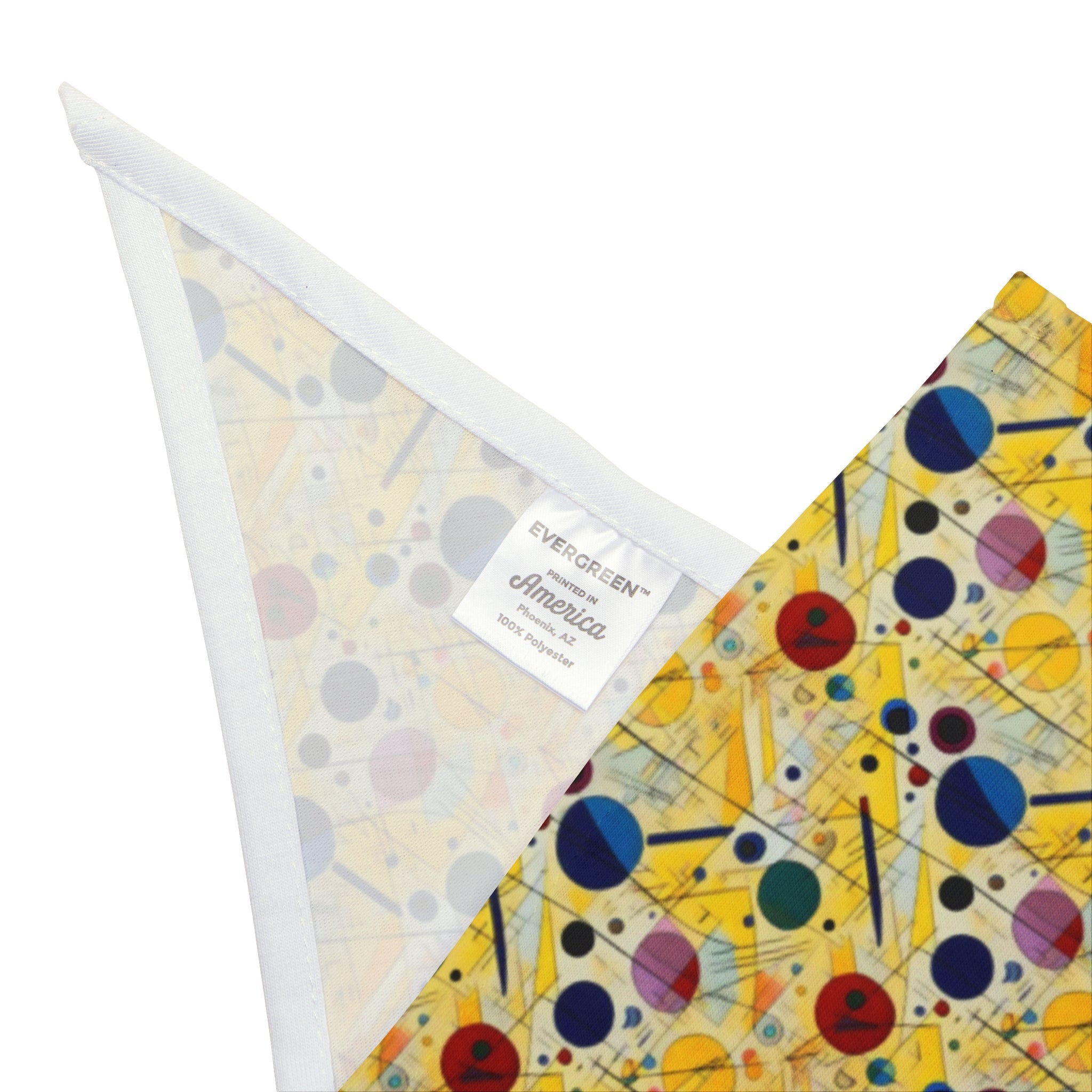 Sunlit Geometry: Orbits and Lines in Repeating Motion - Pet Bandana Pet Zen