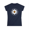 DAISY PEACE CUSTOM TEE - WOMEN'S FLORAL PEACE SIGN T-SHIRT