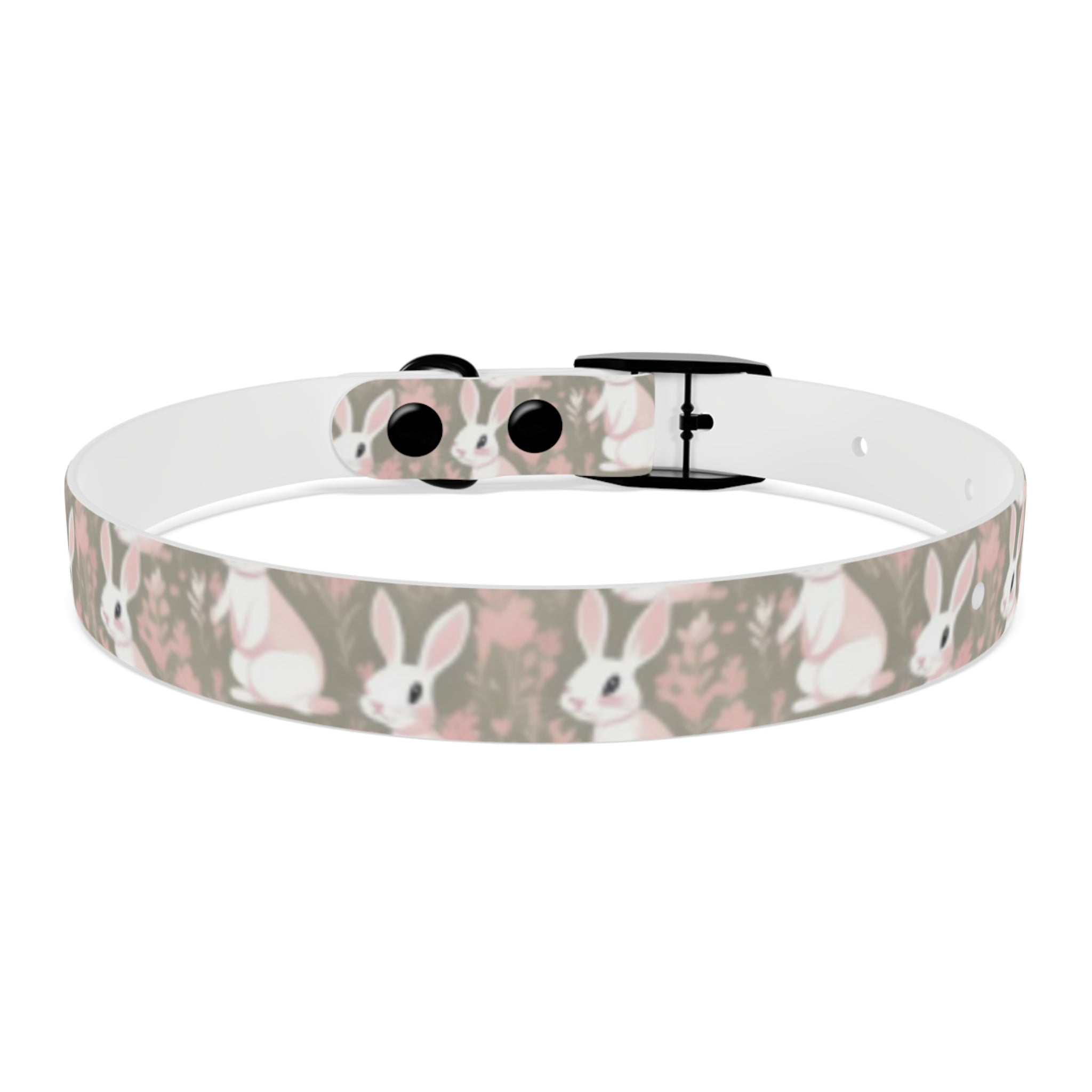 Blushing Meadow Bunny Parade Pattern - Pet Collar Pet Zen