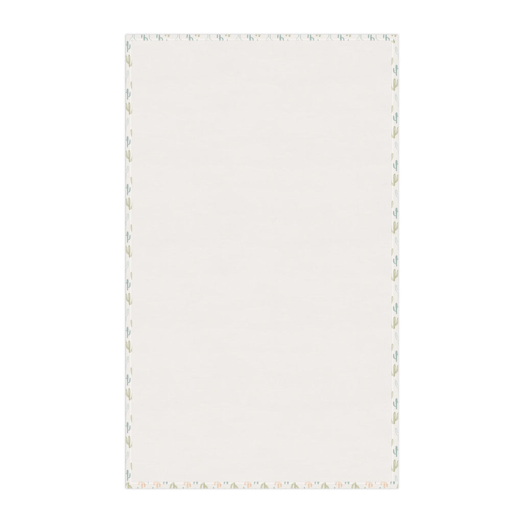 Cactus Print Tea Towels, Western Decor, Natural Cotton Dish Towels, Gift for Home, Rustic Farmhouse Style