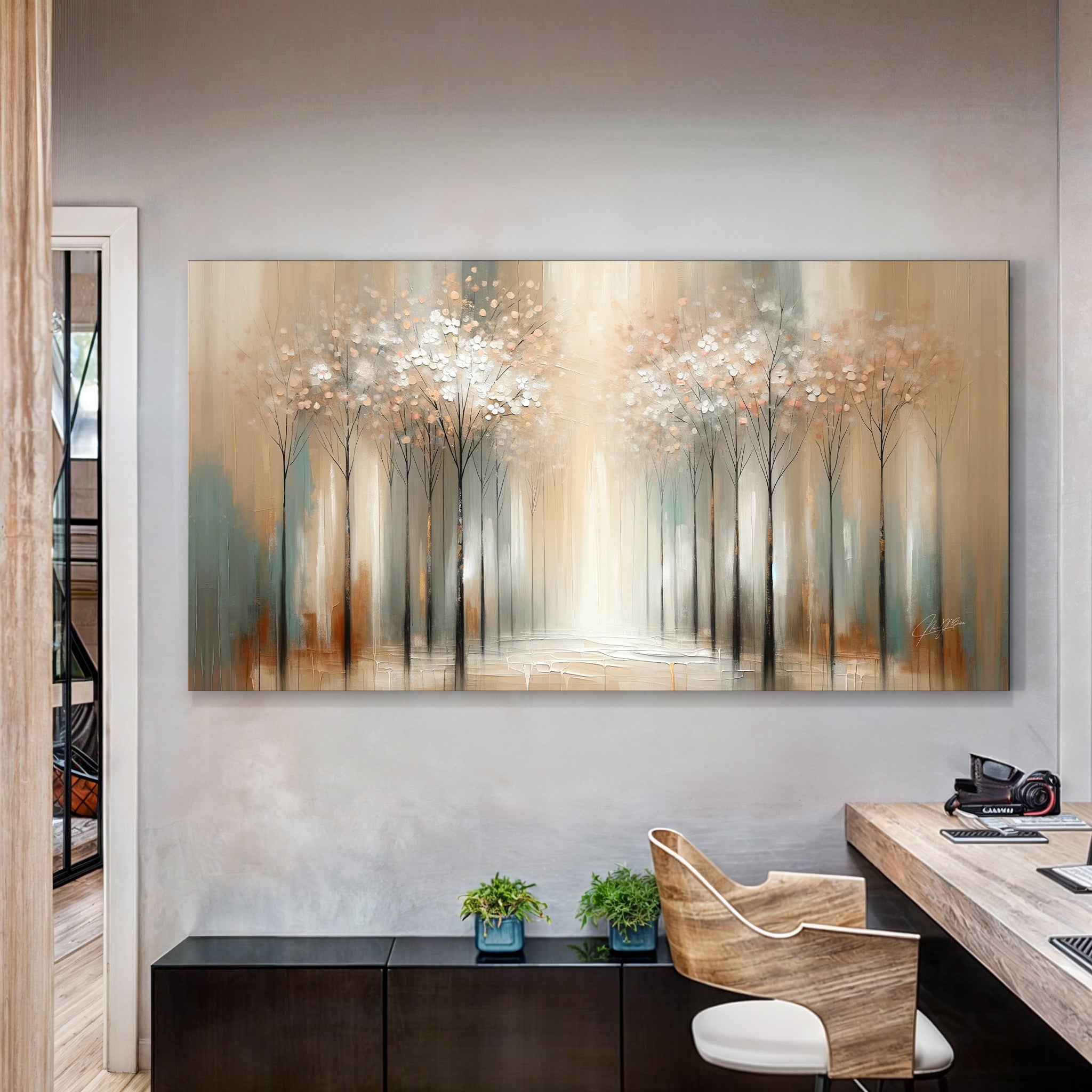 Canvas Print: "Serenity Bloom"