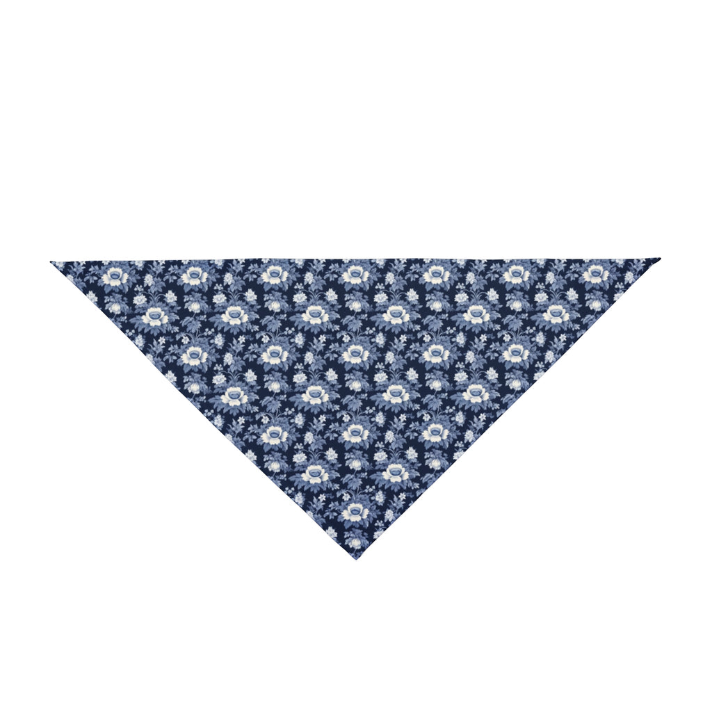 Midnight Blue Garden in Bloom - Pet Bandana Pet Zen