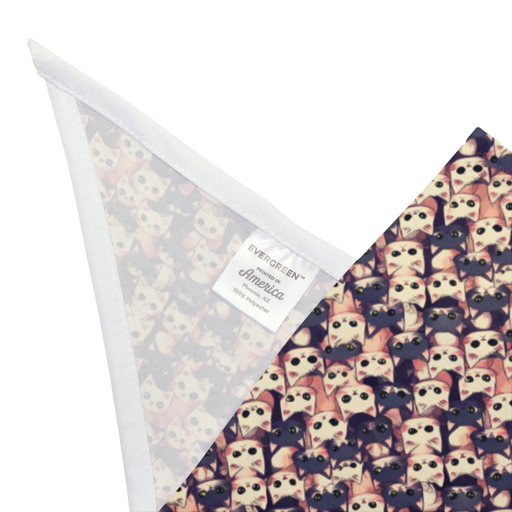 Endless Kittens in Pastel Parade - Pet Bandana Pet Zen