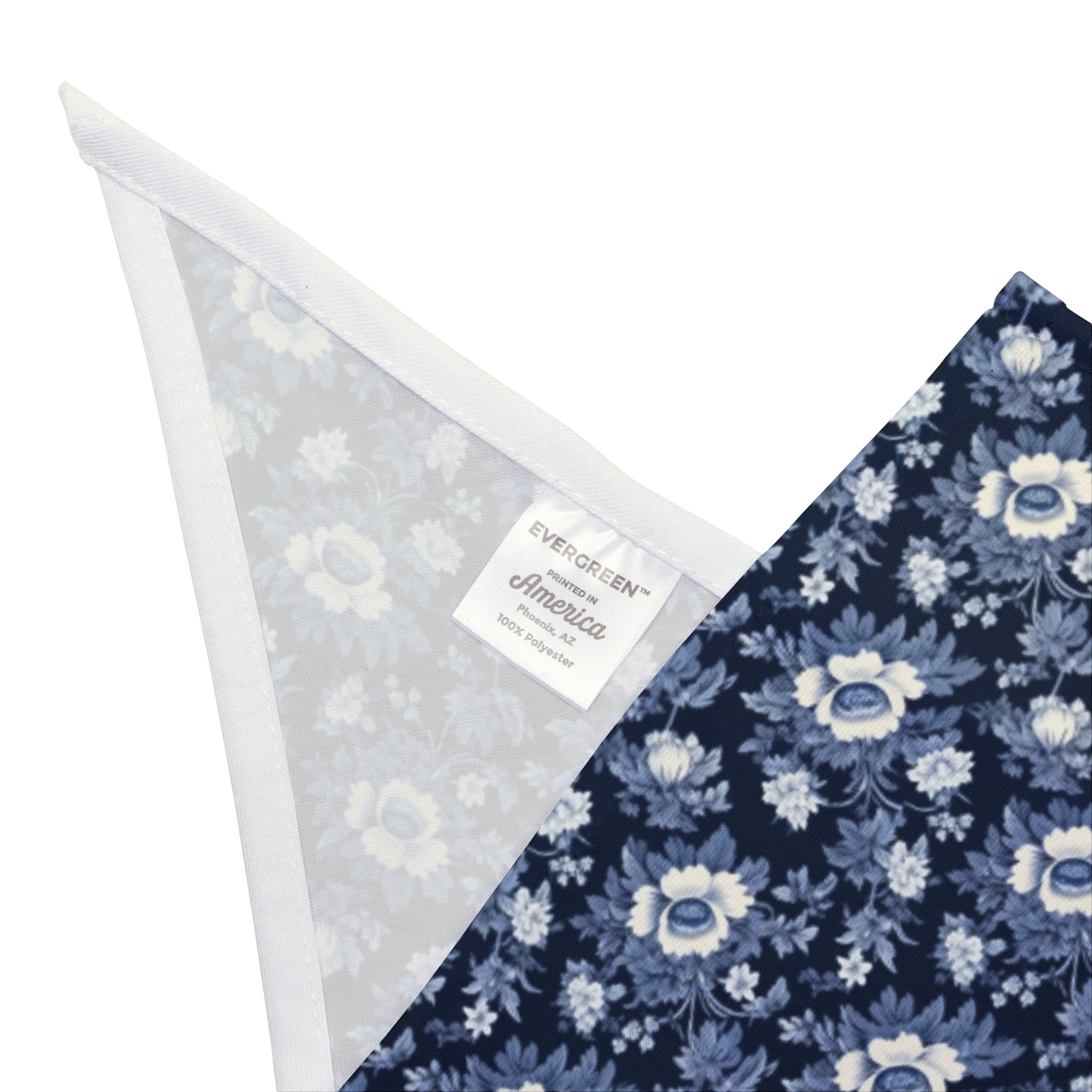 Midnight Blue Garden in Bloom - Pet Bandana Pet Zen