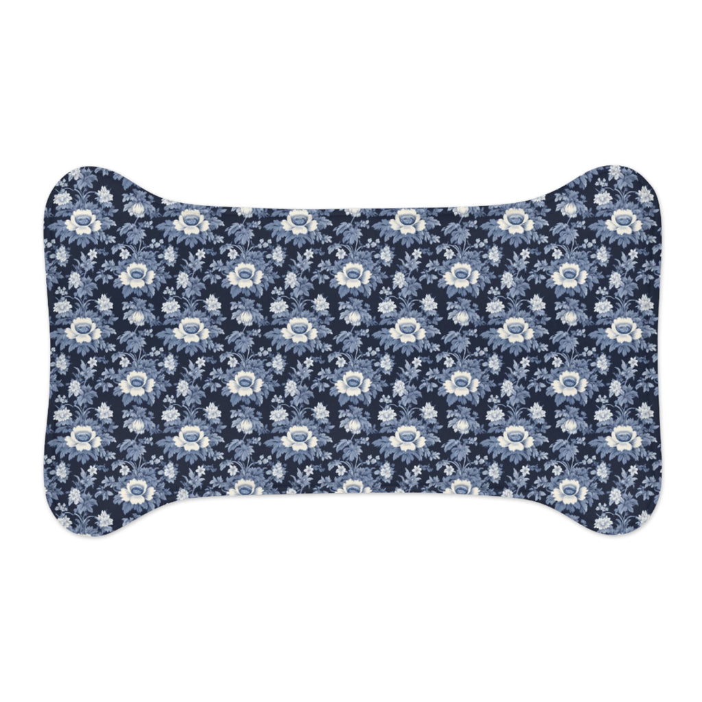 Midnight Blue Garden in Bloom - Pet Feeding Mat Pet Ze