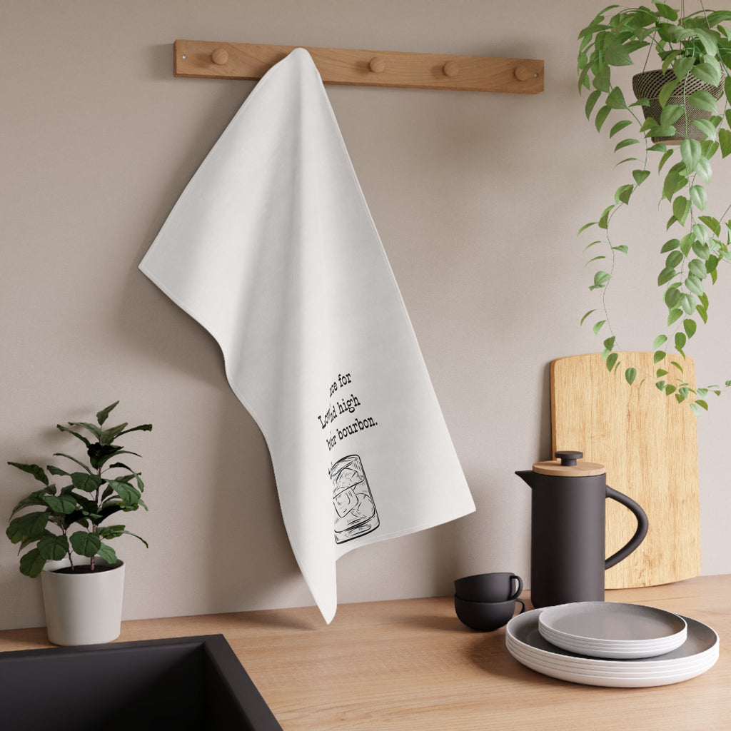 Funny boozy Cotton Tea Towels with Bourbon Quote "Low tolerance for Bullshit and high tolerance for Bourbon", Fun Kitchen Decor, Housewarming Gift, Unique Bar Accessories, Perfect for Parties, [...]
