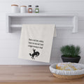 Cowboy Humor Tea/Bar Towels, Fun Kitchen Decor, Western Style Towels, Great for Gifting, Rustic Home, Barbecue Essentials