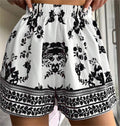 Beach Shorts Overpants Vacation Beach Shorts Summer Loose Printed Pants