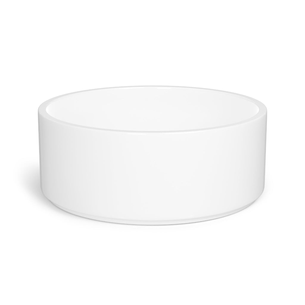 Pastel Pixel Weave in Diagonal Harmony - Pet Bowl