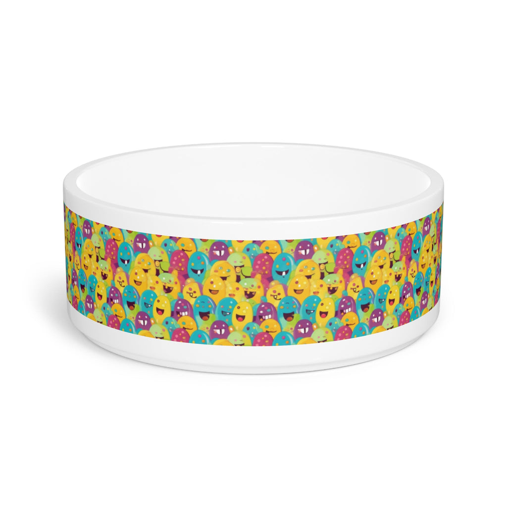 Giggle Crowd of Rainbow Blob Critters - Pet Bowl