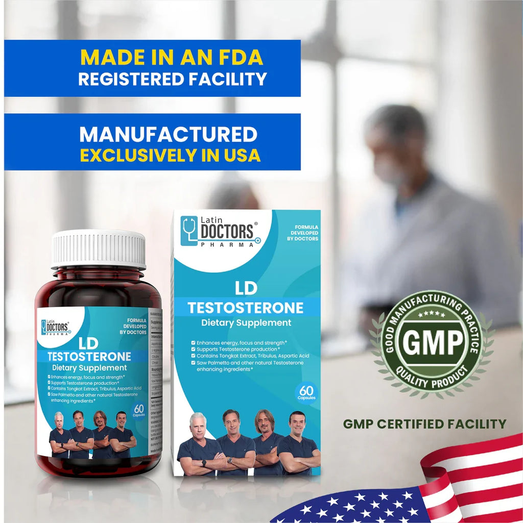 Latin Doctor TESTOSTERONE 60ct