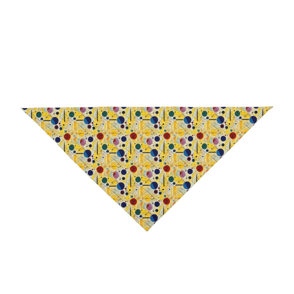 Sunlit Geometry: Orbits and Lines in Repeating Motion - Pet Bandana Pet Zen