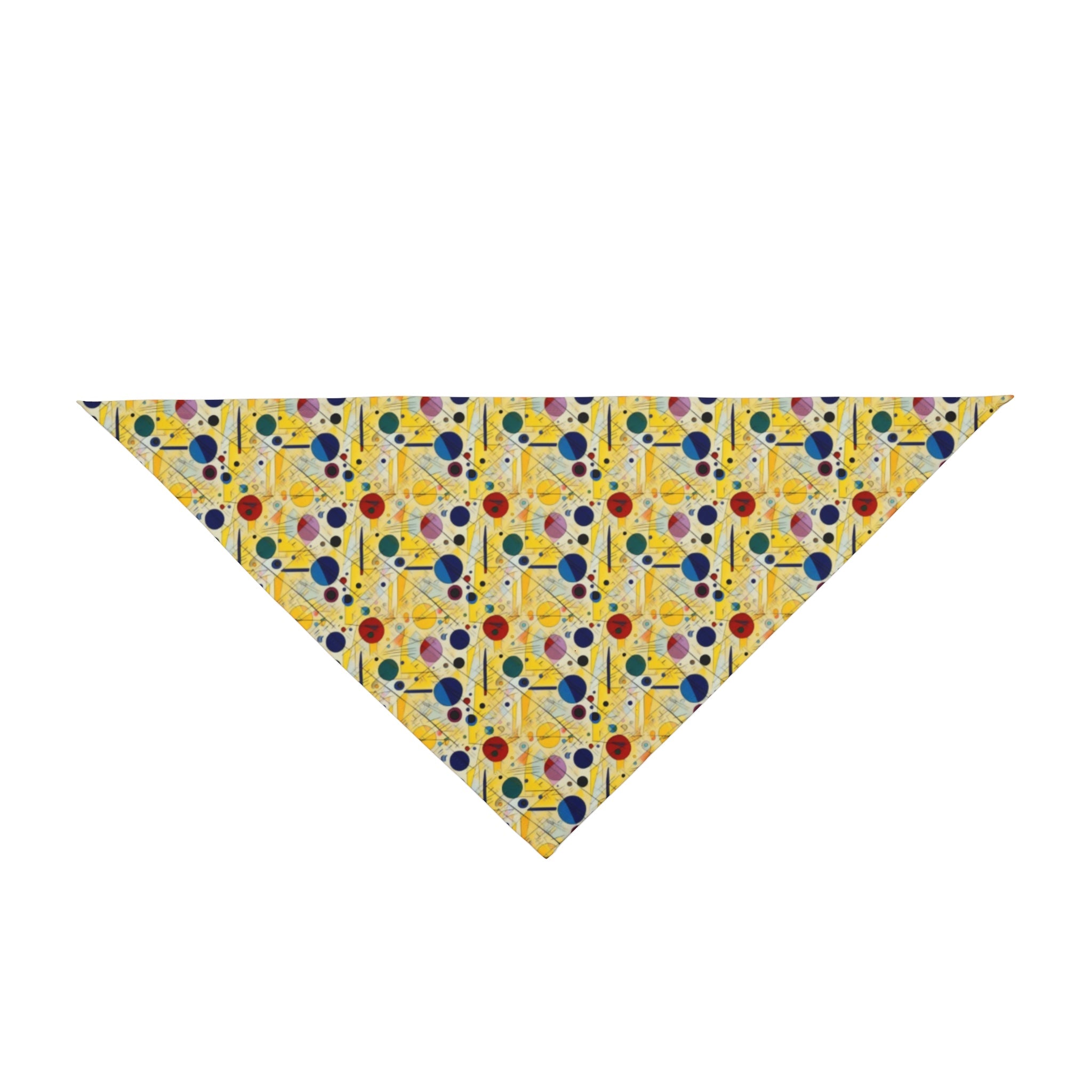 Sunlit Geometry: Orbits and Lines in Repeating Motion - Pet Bandana Pet Zen