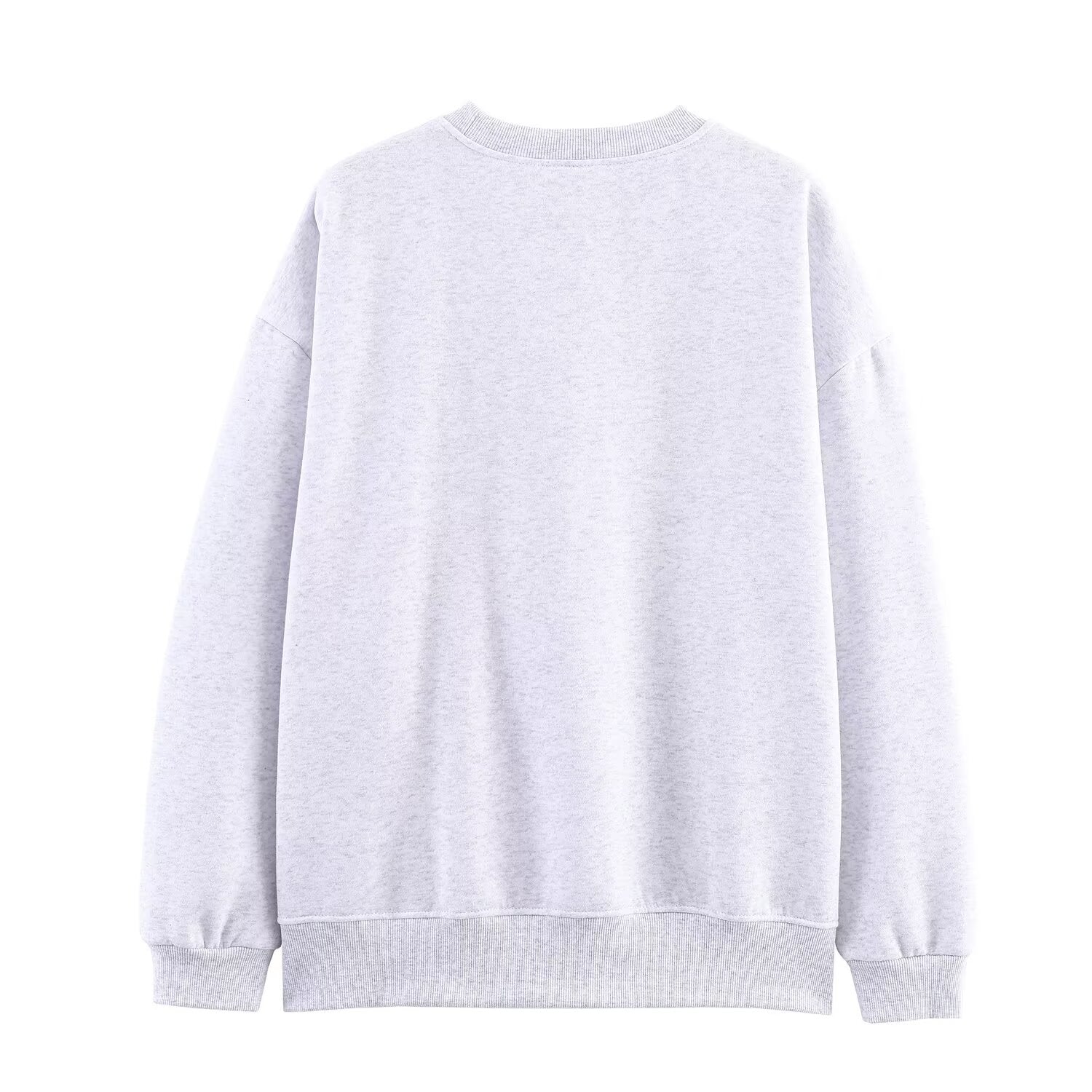 Women Clothing Autumn Loose Casual Vibrant Cartoon Print Sweatshirt
