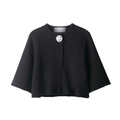Elegant Women Clothing Button Structure Knitted Coat