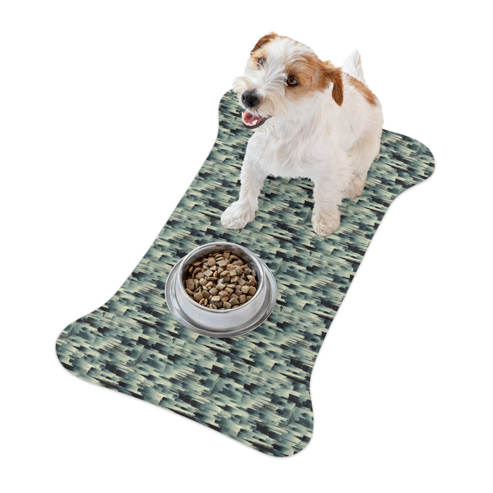 Echoes of a City in Mist and Repeat - Pet Feeding Mat Pet Ze