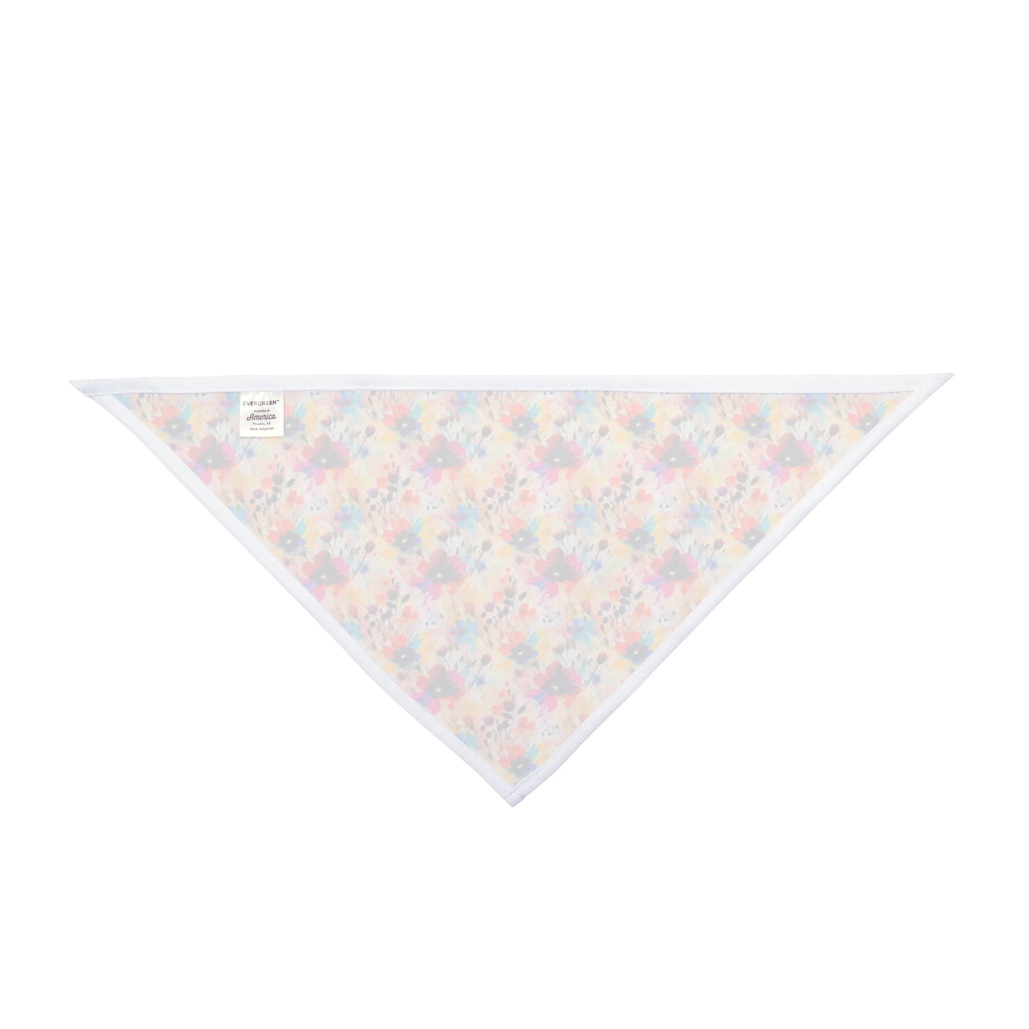 Wildflower Confetti in Watercolor Bloom - Pet Bandana Pet Zen