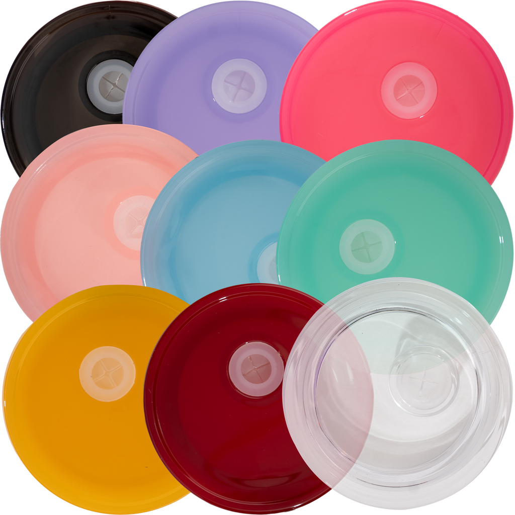 Color Pop Acrylic Dishwasher Safe Lids