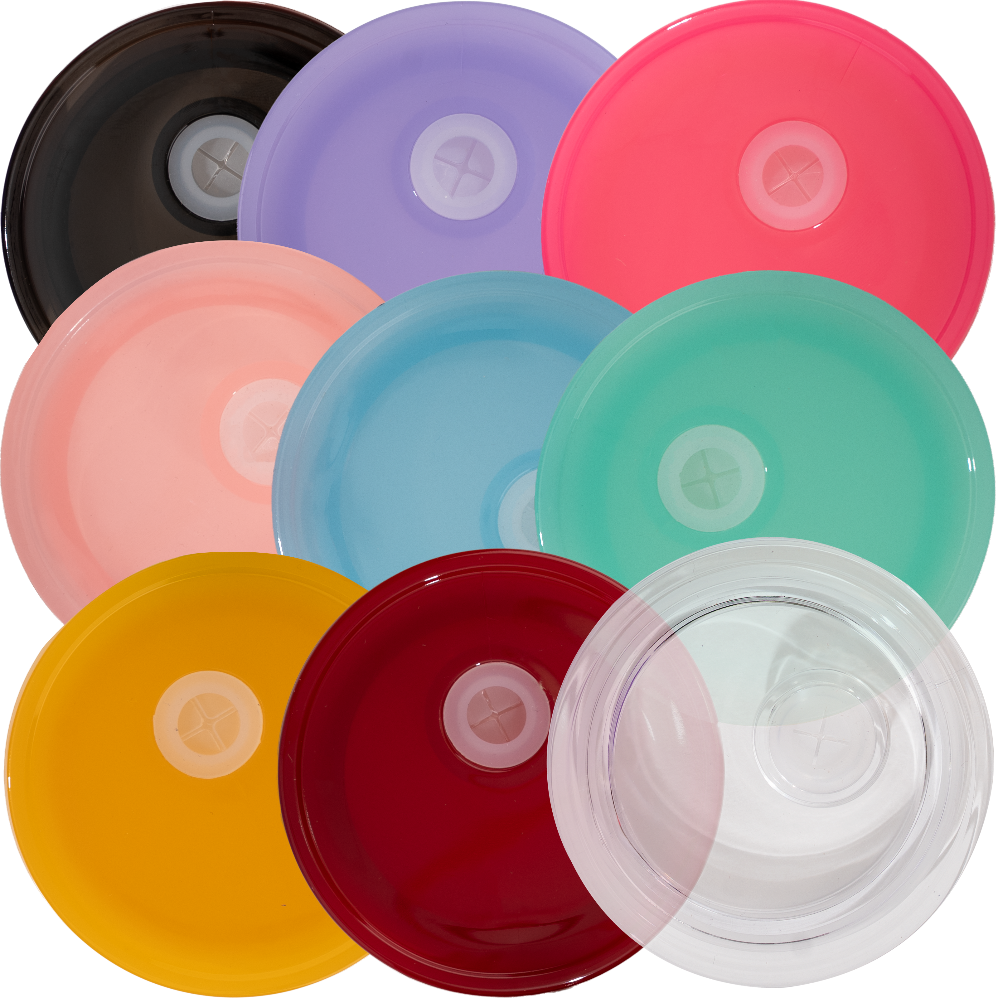 Color Pop Acrylic Dishwasher Safe Lids