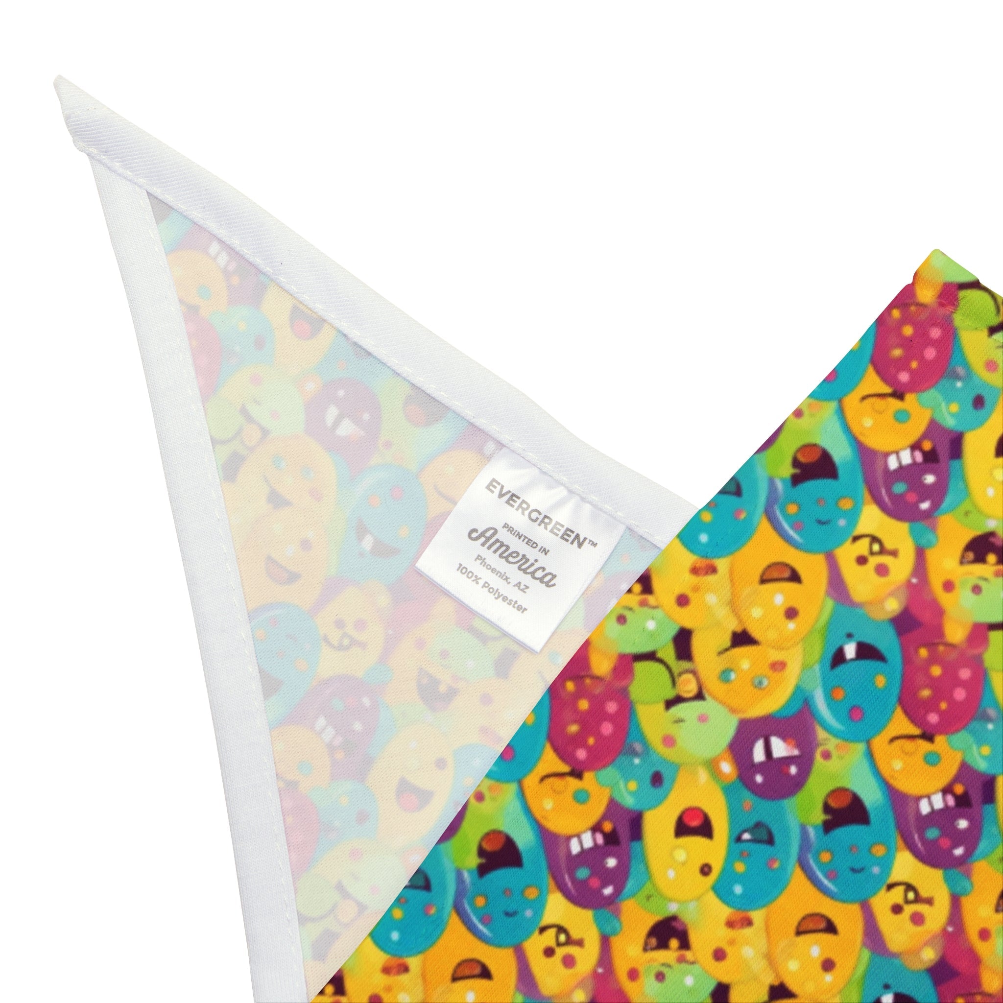 Giggle Crowd of Rainbow Blob Critters - Pet Bandana Pet Zen