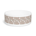 Blushing Meadow Bunny Parade Pattern - Pet Bowl