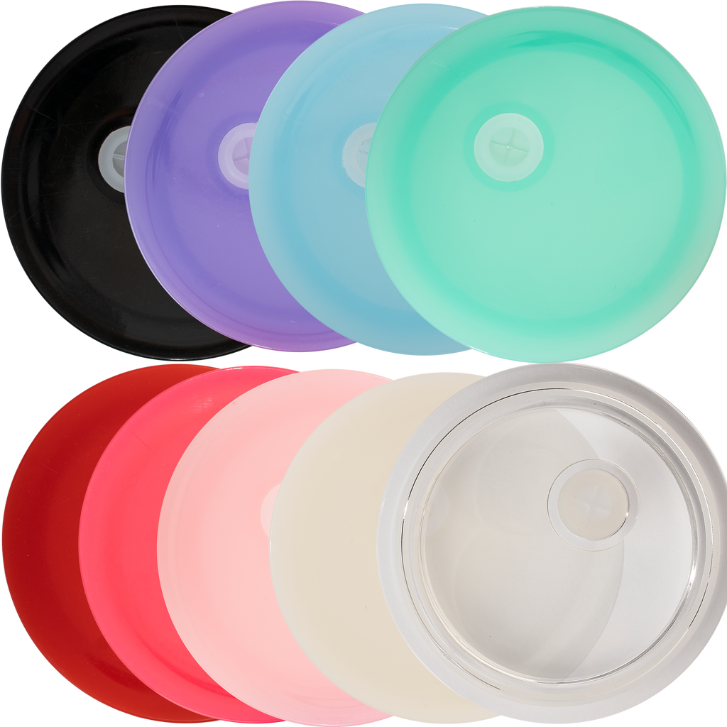 Color Pop Acrylic Dishwasher Safe Lids