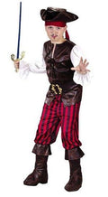 High Seas Buccaneer Boys Child Pirate Costume