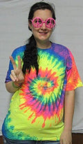 XL Tye Dye Shirt Bright Tie Dye Shirt Hot PINK
