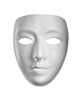 Blank White Female Adult Mask